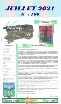 Feuillet d'informations communales de Cleurie