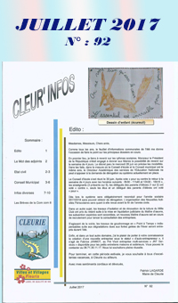 Feuillet d'informations communales de Cleurie