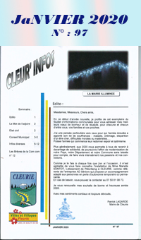 Feuillet d'informations communales de Cleurie