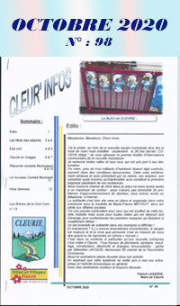 Feuillet d'informations communales de Cleurie