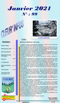 Feuillet d'informations communales de Cleurie
