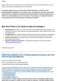 Escroquerie identité