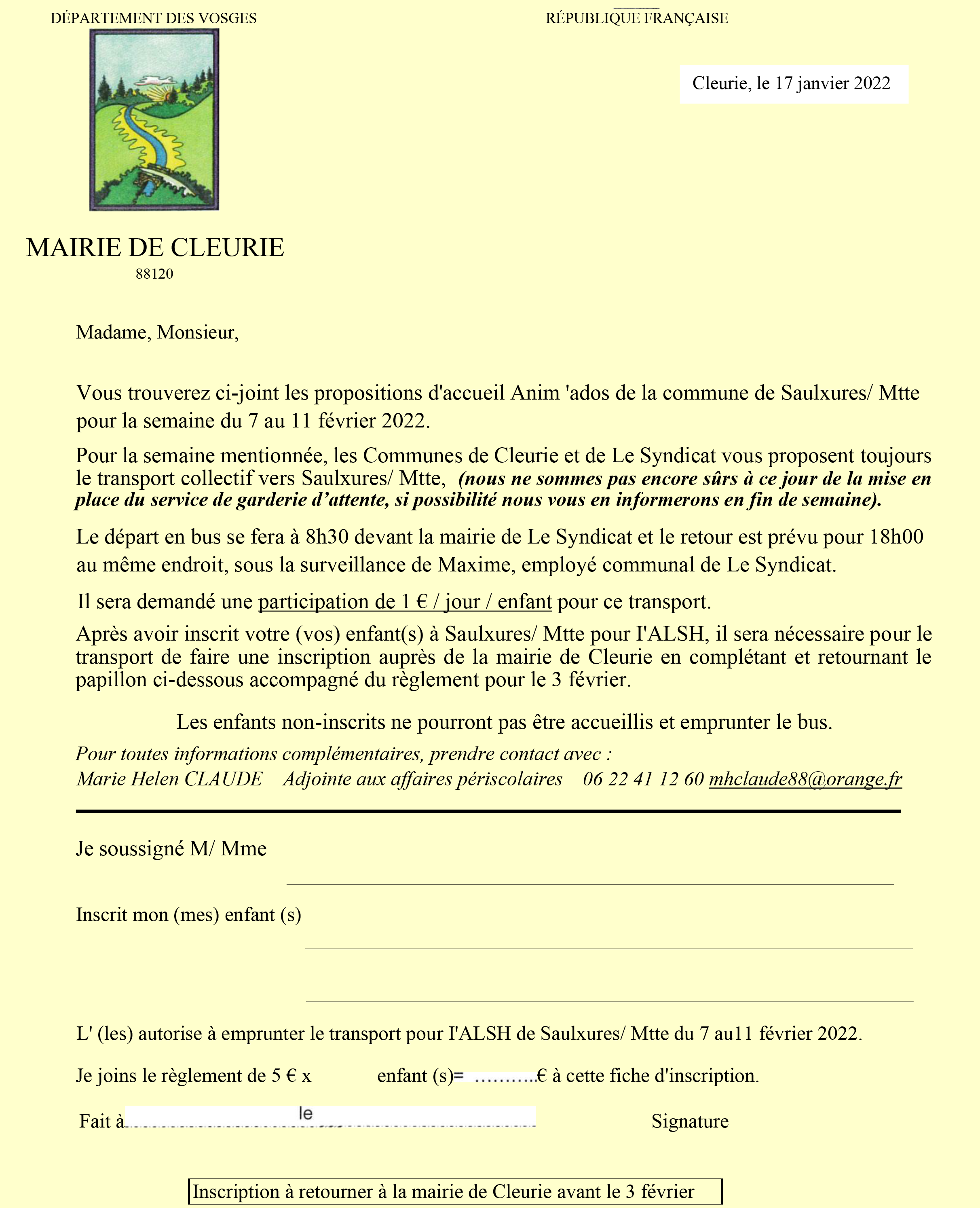 lettre cleurie