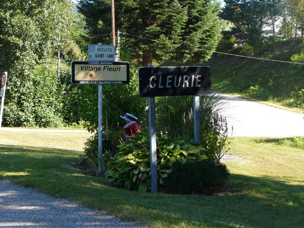Fleurissement de Cleurie en 2016