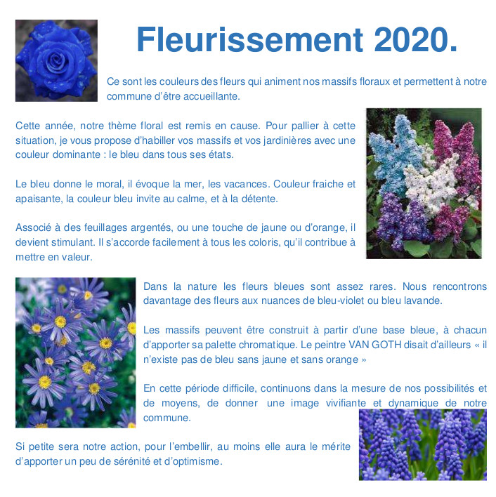 fleurissement 2020