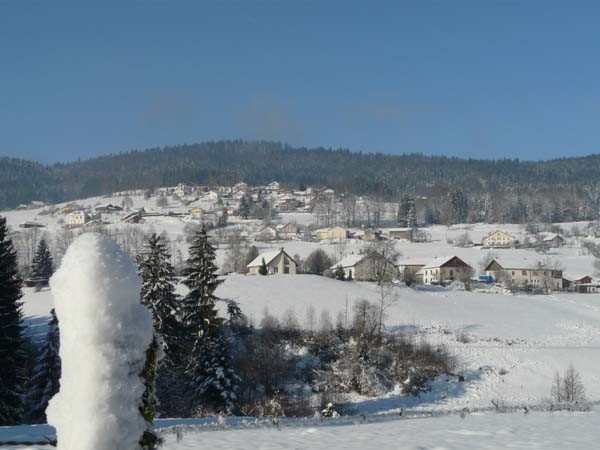 Lotissement de Pétonfaing sous la neige