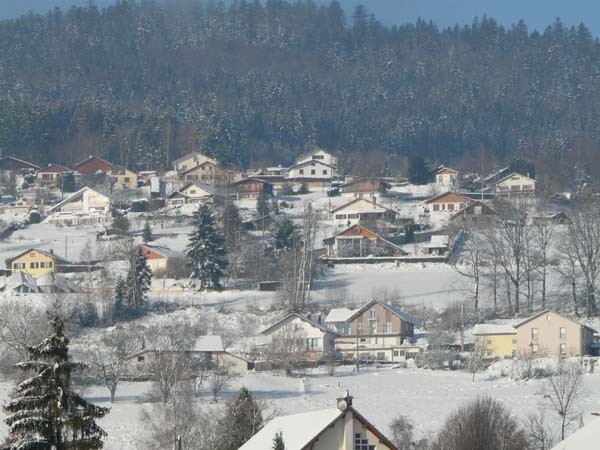 Cleurie sous la neige Lotissement de Pétonfaing sous la neige