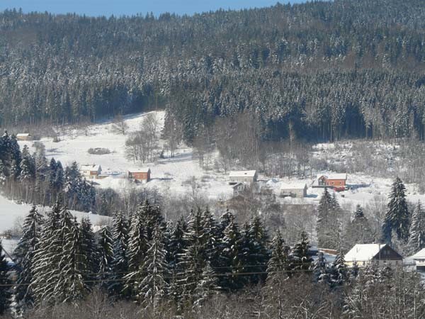 Cleurie sous la neige Lotissement du Pré Galand sous la neige